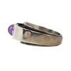 Frank Patania Jr. - Amethyst and Sterling Silver Lunar Double Cuff c. 1960s, size 5.75 (J91699-1022-065) 3