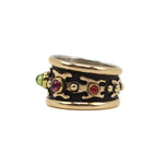Frank Patania Jr. - Multi-Stone and 14K Gold Overlay Ring, size 10.5 (J91699-1222-002) 3
