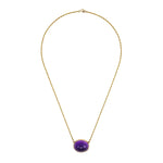 Frank Patania Jr. - Amethyst and 14K Gold Necklace, 16" length (J91699-1222-015)