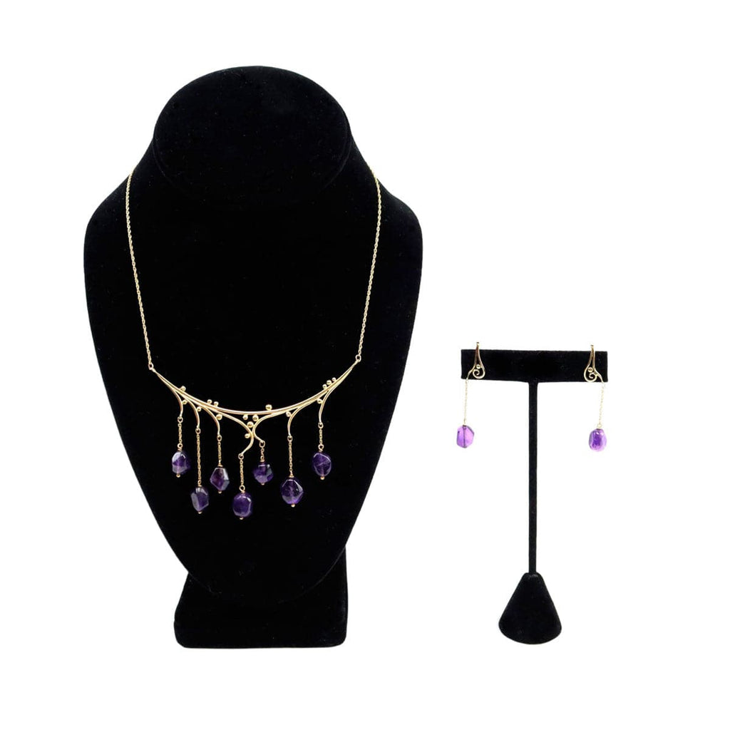 Frank Patania Jr. - Amethyst and 14K Gold Necklace, 13" length (J91699-1222-016)