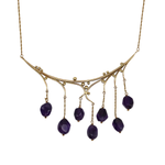 Frank Patania Jr. - Amethyst and 14K Gold Necklace, 13" length (J91699-1222-016) 4