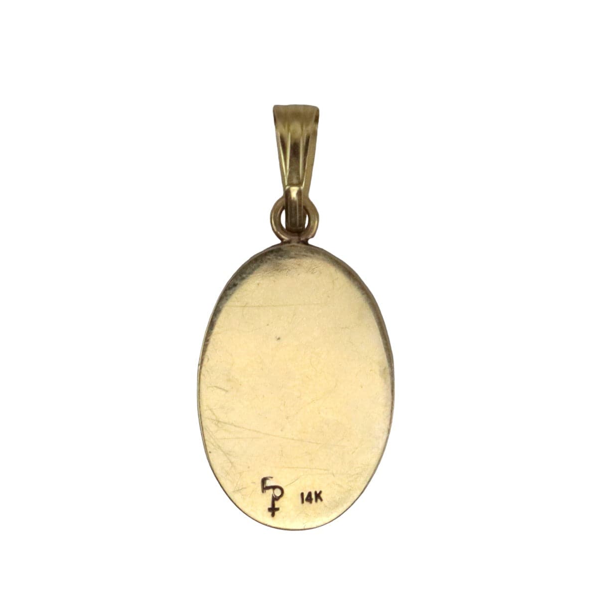 Frank Patania Jr. - Coral and 14K Gold Pendant, 1.5" x 0.75" (J91699-1222-025) 1