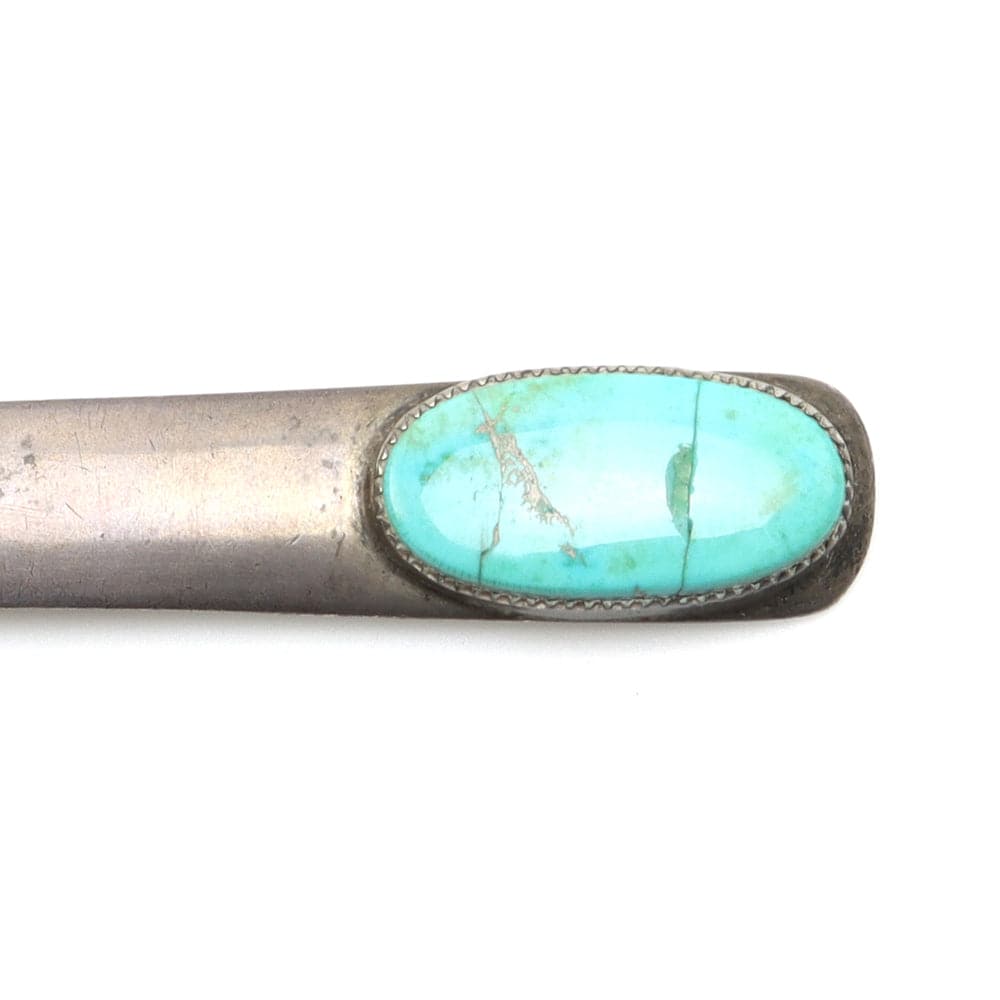 Frank Patania Sr. (1899-1964) - Thunderbird Shop - Turquoise and Silver Spoon c. 1960s, 11" x 1.25" (J91963-0520-006) 2
