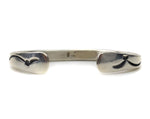 Orville Tsinnie (1943-2017) - Navajo Contemporary Sterling Silver Bracelet with Stamped Design, size 5.5 (J91963-0622-001)2
