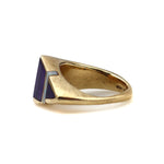 Andy Lee Kirk (1947-2001) - Isleta/Navajo Contemporary Sugilite, Opal, and 14K Gold Asymmetrical Ring, size 5 (J91963-0721-005) 3
