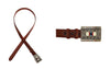 Boyd Tsosie - Navajo Contemporary Multi-Stone Inlay, Silver, and Leather Belt, 39" to 44" waist (J91963-1022-003)