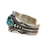Orville Tsinnie (1943-2017) - Navajo Turquoise and Sterling Silver Bracelet c. 1990s, size 6.5 (J91963-1221-001) 3
