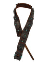 Navajo Turquoise, Silver, and Leather Concho Belt c. 1930s, 33"-38" waist (J92323A-0522-001) 1
