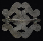 Mexican Taxco Silver Pin, c. 1930-40s, 2" x 2" (J92447-1011-001)