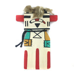 Ted Puhuyesva, Hotevilla - Hopi Makto (Rabbit Stick) Cradle Kachina, c. 1980s, 6.75" x 4.5" x 0.75" (K1624-01)