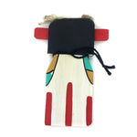 Ted Puhuyesva, Hotevilla - Hopi Makto (Rabbit Stick) Cradle Kachina, c. 1980s, 6.75" x 4.5" x 0.75" (K1624-01)1