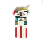 Ted Puhuyesva, Hotevilla - Hopi Makto (Variant) (Rabbit Stick) Cradle Kachina, c. 1980s, 7" x 3.5" x 1.5" (K1624-07)