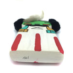 Ted Puhuyesva, Hotevilla - Hopi Hano Mana (Variant) (Hano Maiden) Cradle Kachina, c. 1980s, 7" x 4.25" x 0.75" (K1624-10)3