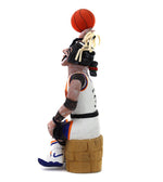 Regina Naha - Hopi Contemporary Koyala Kachina Wearing Charles Barkley Phoenix Suns Jersey, 10" x 5" x 3.5" (K1626)3
