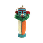 
Hopi Corn Kachina Doll c. 1940s, 7.75" x 4" x 3.25" (K1674-033)
