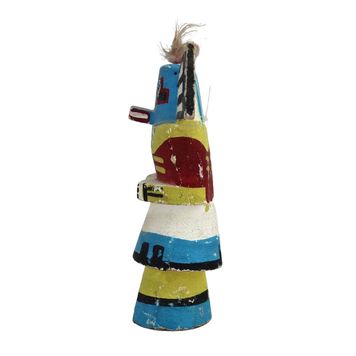 Hopi "Holi" Kachina c. 1940s, 6.25" x 4.25" x 2" (K1674-044) 3