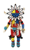 Hopi Sunface Kachina c. 2000s, 11" x 4.75" x 3" (K91651A-1021-016)