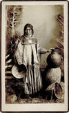 Ben Wittick (1845-1903) - Apache Indian Maiden Na-tu-ende, 1890, 7.5" x 4.5" (M1327)