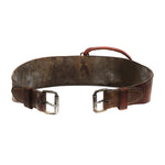 Vintage Western Leather Belt c. 1920-40s, 35" length (M1600A)
