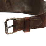Vintage Western Leather Belt c. 1920-40s, 35" length (M1600A) 1
