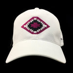 Mark Sublette Medicine Man Gallery Embroidered Hat - White with Pink Logo