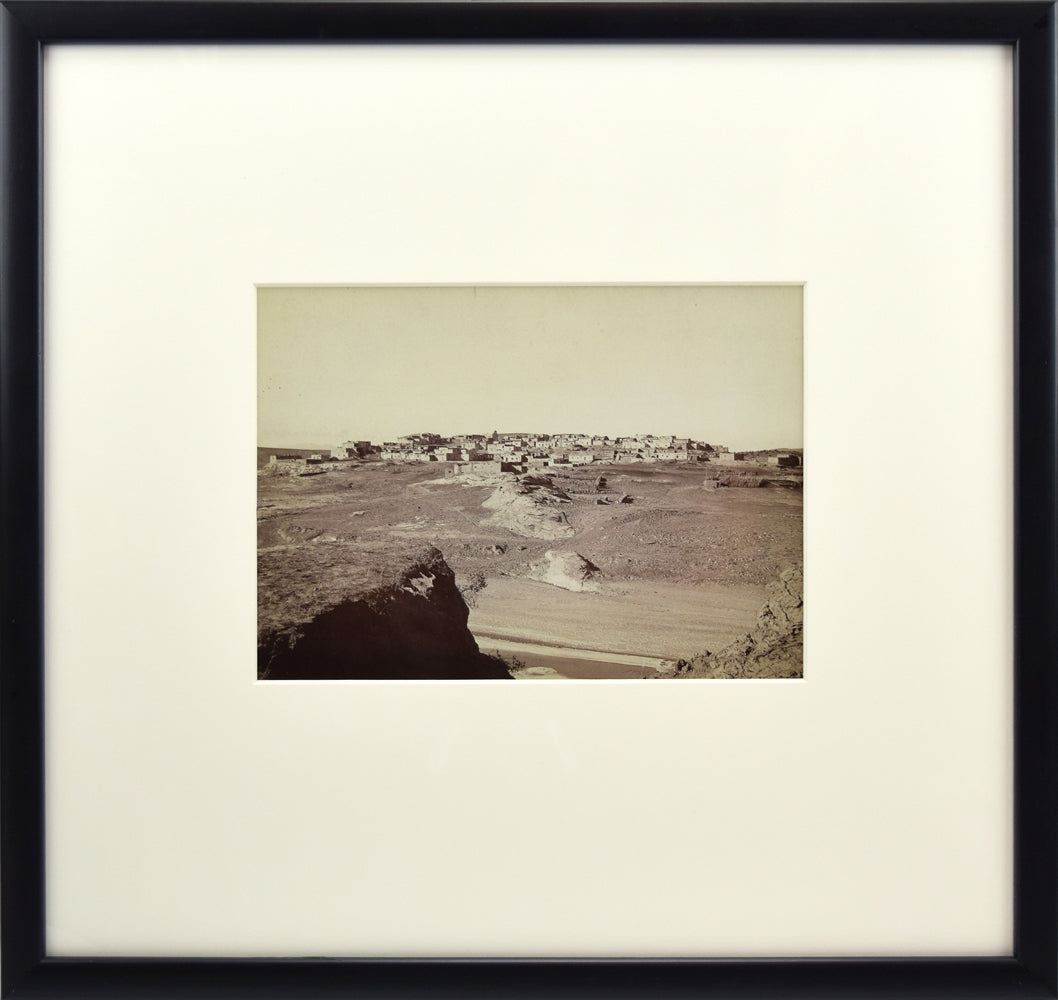 Ben Wittick (1845-1903) - The Pueblo Of Laguna, NM, The Ancient "Kawaik" or "Ka-Waik" on line of A & P. R. R., 66 Miles West of Albuquerque, c. 1885, 6.75" x 9.5" (M1658)