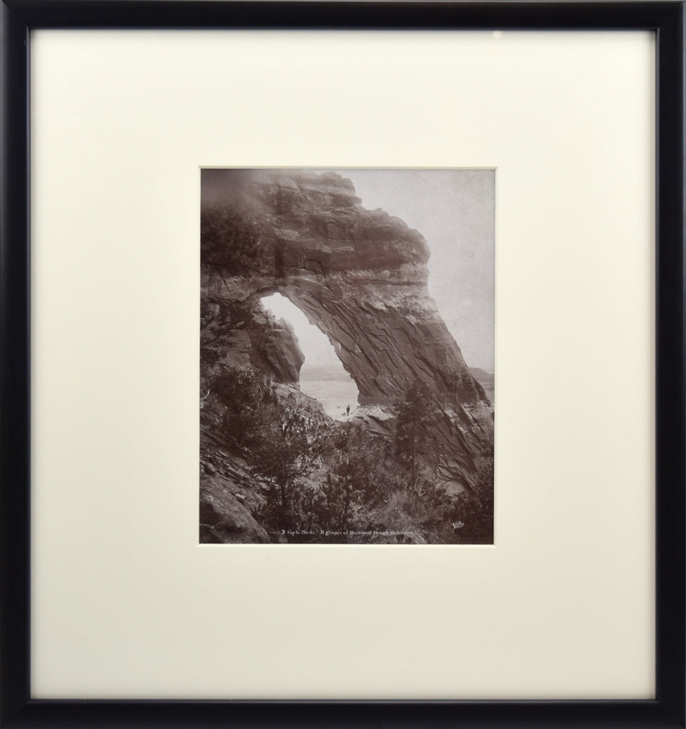 Ben Wittick (1845-1903) - A Trip To Zuni, A Glimpse of Zuniland through "the Window"