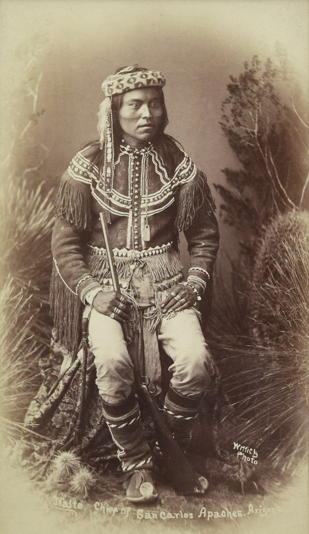 SOLD Ben Wittick (1845-1903) - Nalte Chief of The San Carlos Apaches, Arizona