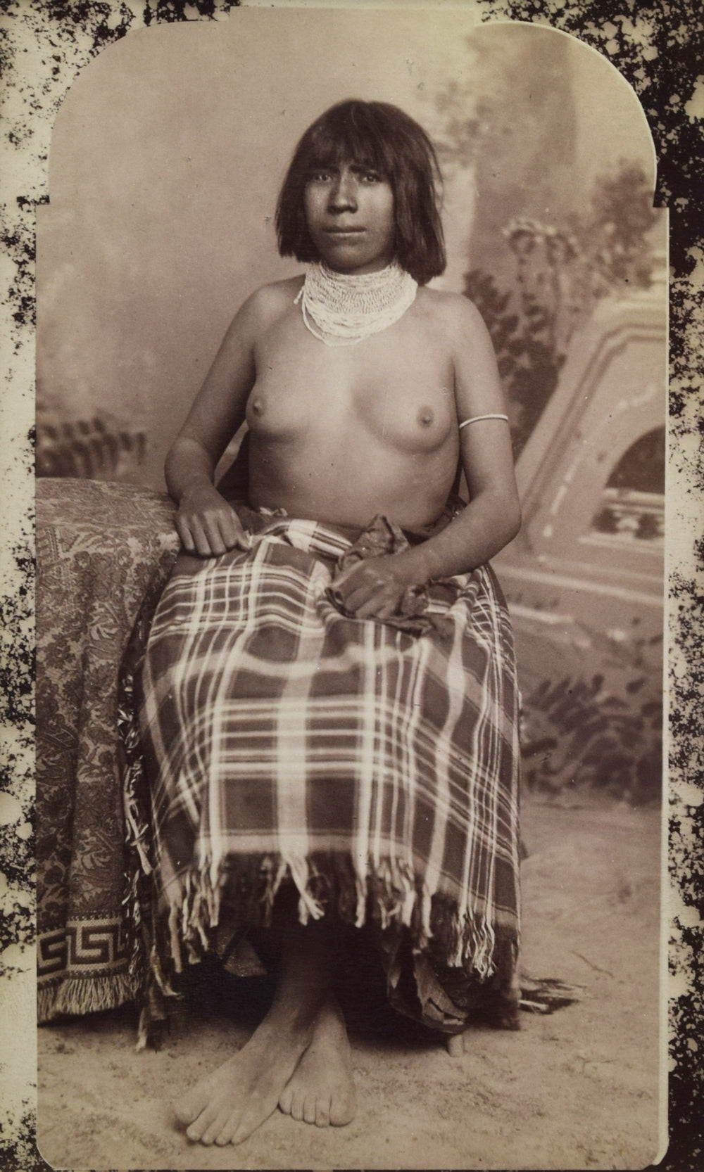 Ben Wittick (1845-1903) - Indian Woman in Chair