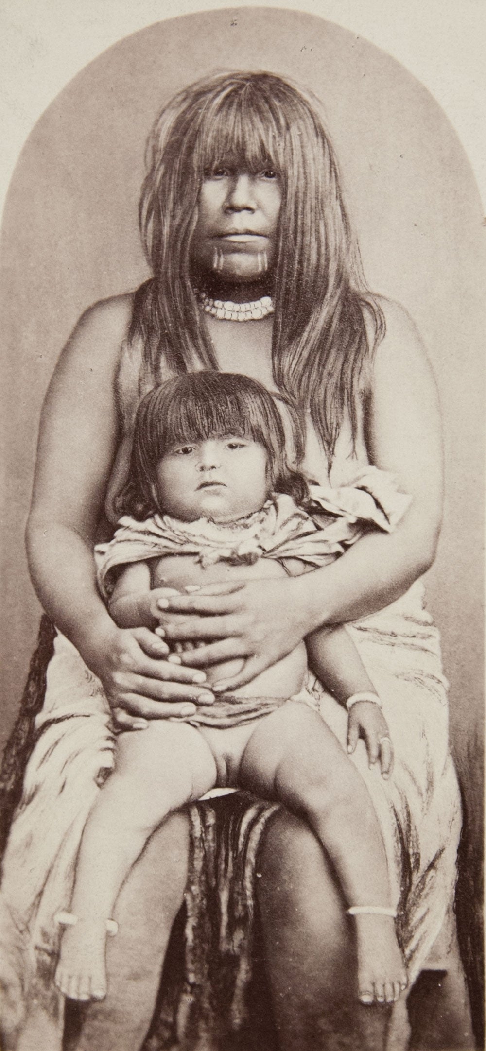 Ben Wittick (1845-1903) - (Mojave) Mother and Baby Girl