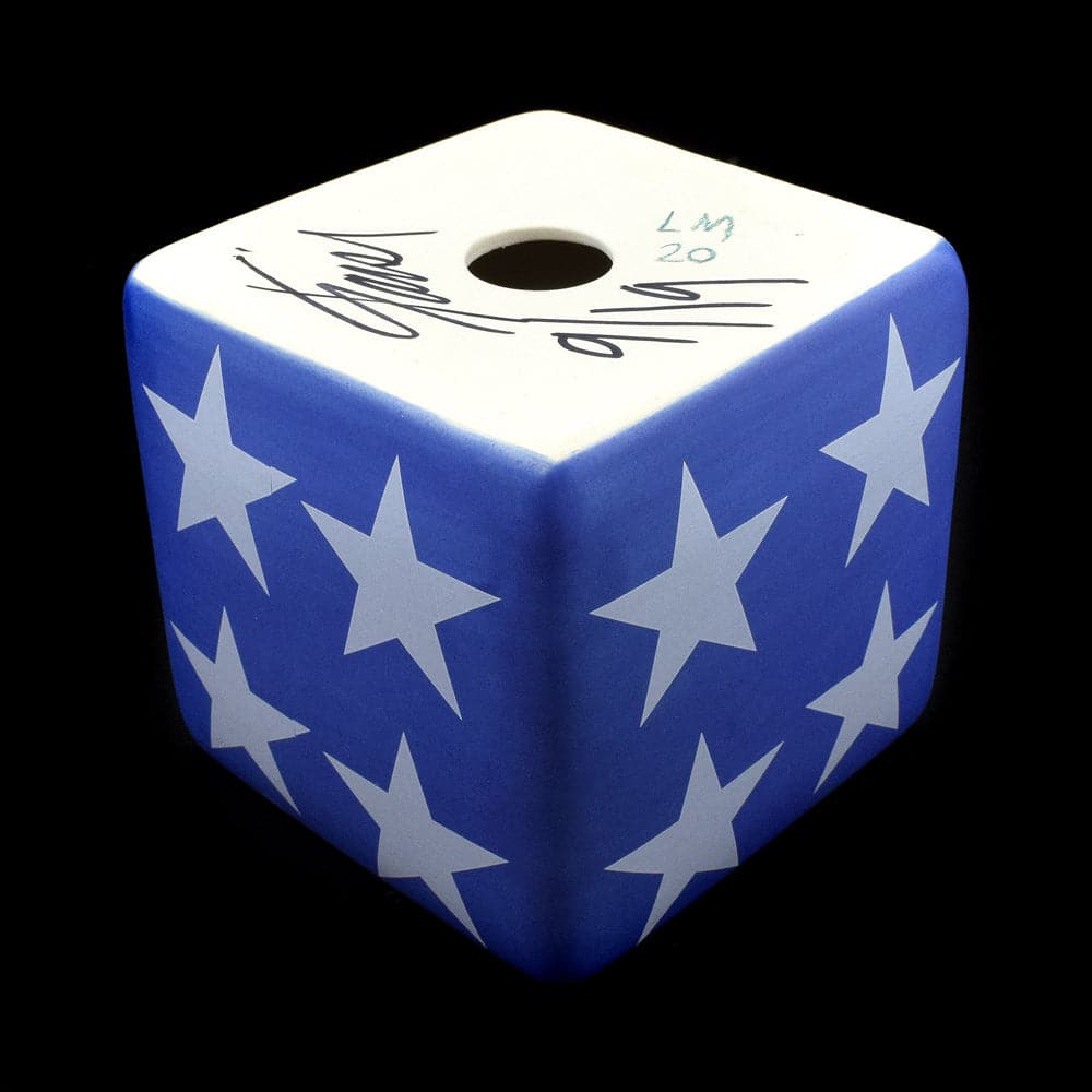 Kaiser Suidan - Blue Star Porcelain Cube 1
