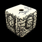 Kaiser Suidan - Black and White Number Porcelain Cube 1
