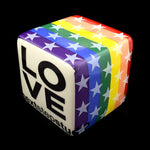 Kaiser Suidan - Rainbow "LOVE" Porcelain Cube
