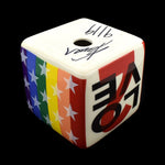Kaiser Suidan - Rainbow "LOVE" Porcelain Cube 1
