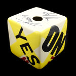 Kaiser Suidan - Yellow Porcelain Word Collage Cube 1
