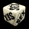 Kaiser Suidan - Black and White Porcelain "SEX" Cube
