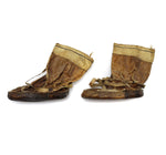 Alaskan Child's Leather Moccasins and Leather and Wooden Drum c. 1900s (M1763) 14
