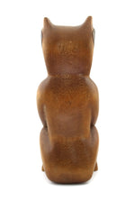Northwest Coast Wood Carved Animal Figure with Abalone Inlay c. 1950s, 9.5" x 4" x 4.5" (M1850) 1