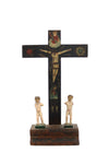 Spanish Colonial Crucifix Bulto c. 1850s, 22.5" x 13" x 3.75" (M1907-036)