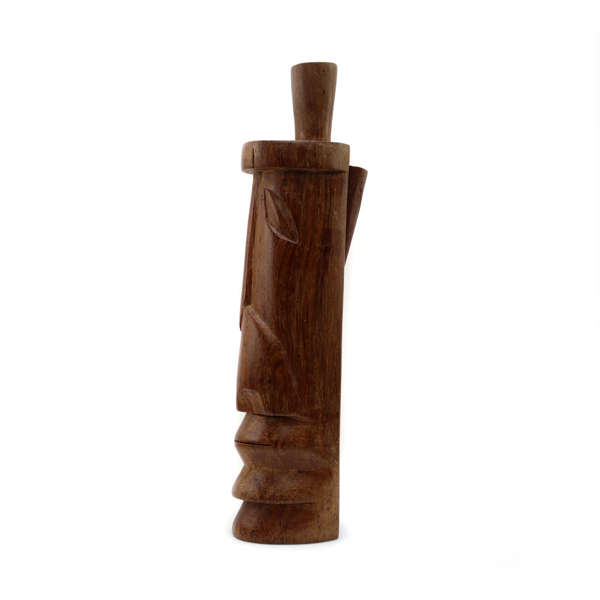 Western Samoa Wooden Tiki Face Figure Pate (Percussion Musical Instrum
