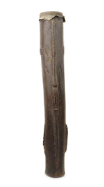 Trobian Islands Shark Skin Drum c. 1900-30s, 28" x 5.5" x 4.5" (M91221A-0722-001) 1