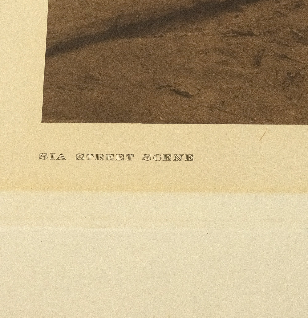 SOLD Edward S. Curtis (1868-1952) - Sia Street Scene