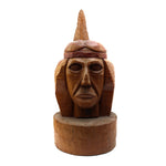 Thelma Finley Smith and Jim Pugh - Carved Wooden Indian Bust