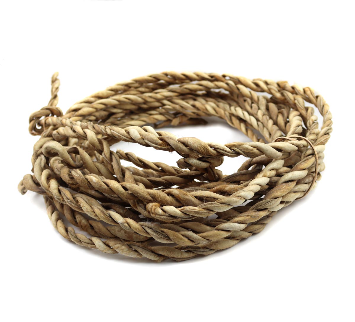 Rawhide Rope c. 1930s, 18" x 16" (M92323A-0422-002) 5