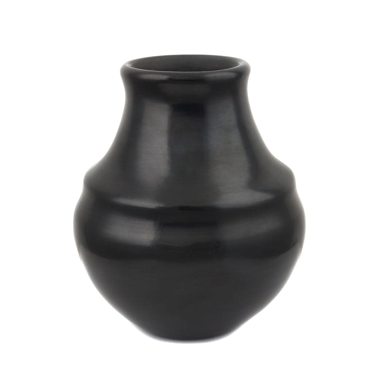 Nathan Youngblood (b. 1954) - Santa Clara Black Vase c. 1990s, 6.75" x 6" (P3439)2