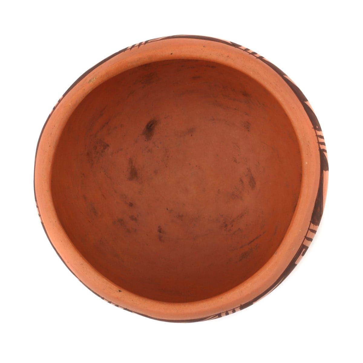 Hopi Redware Bowl c. 1960-80s, 3" x 4.625" (P3467) 4