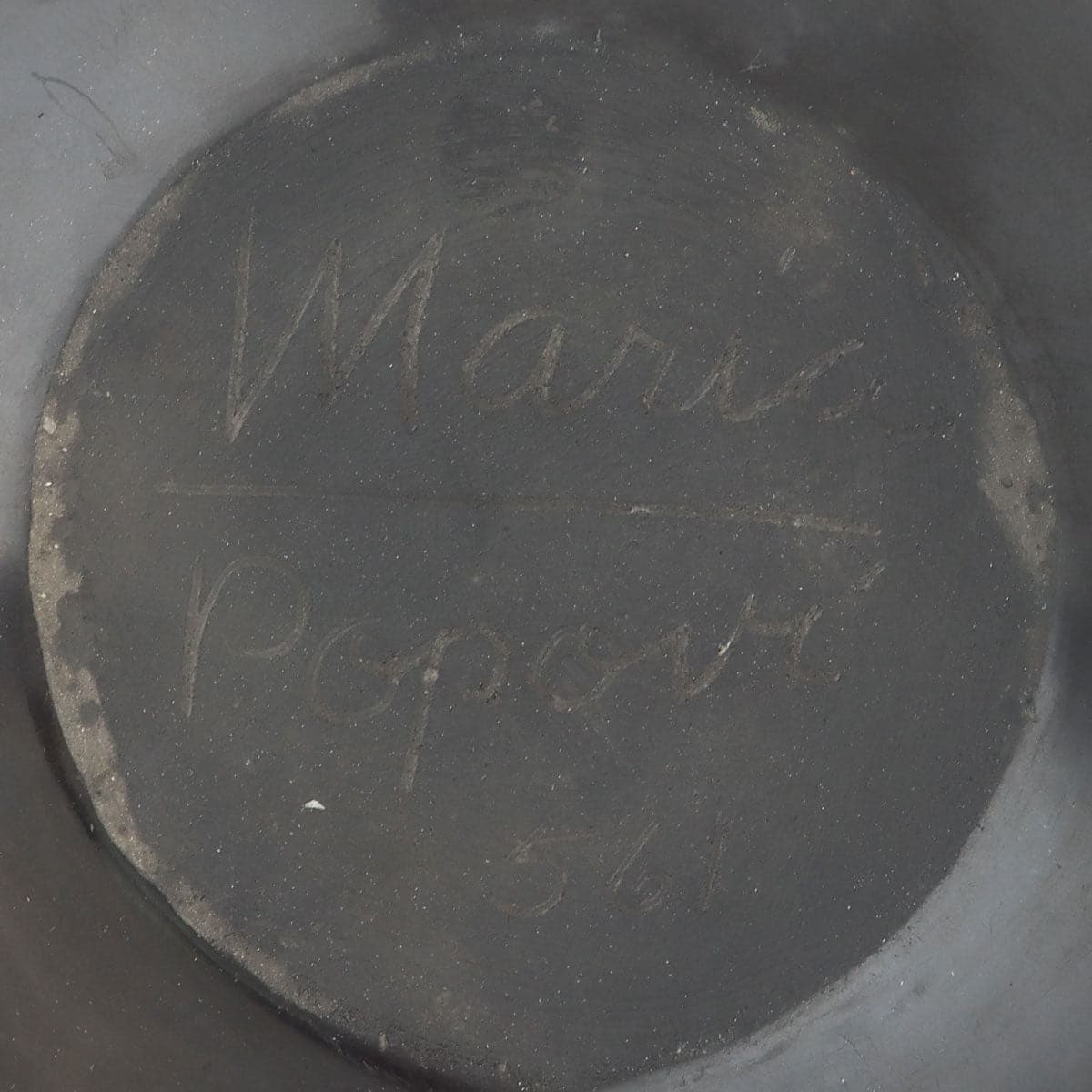 Maria Martinez (1887-1980) and Popovi Da (1922-1971) - San Ildefonso Black on Black Jar c. 1950s, 6.25" x 8" (P3508-CO)7