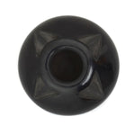 Johanna Herrera - Santa Clara Contemporary Miniature Black Jar with Carved Design, 1.75" x 3" (P3570-054) 4