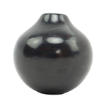 Dolores Curran (b. 1954) - Santa Clara Contemporary Miniature Black Vase, 2" x 2" (P3570-084) 2