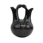 Santa Clara Black Wedding Vase c. 1930-40s, 11.5" x 8.5" x 7" (P3686-007)
